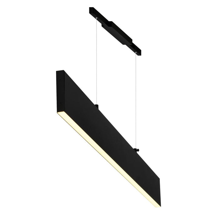 Krista LED Chandelier With Satin Black Finish