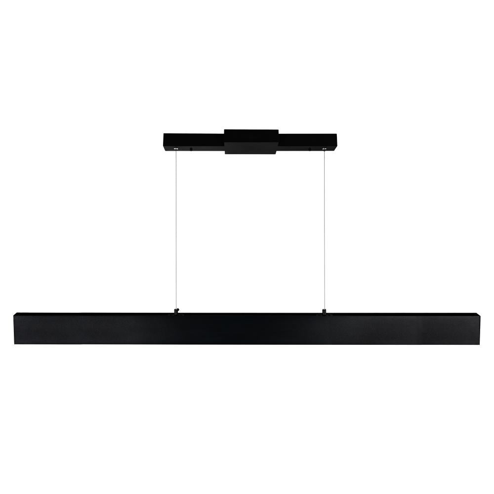 Krista LED Chandelier With Satin Black Finish