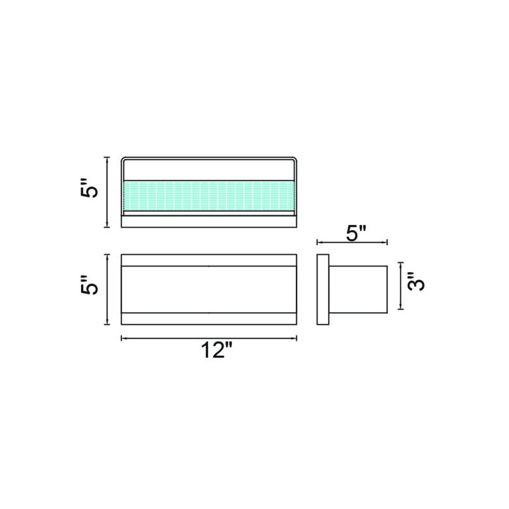 Lilliana LED Wall Sconce With White Finish