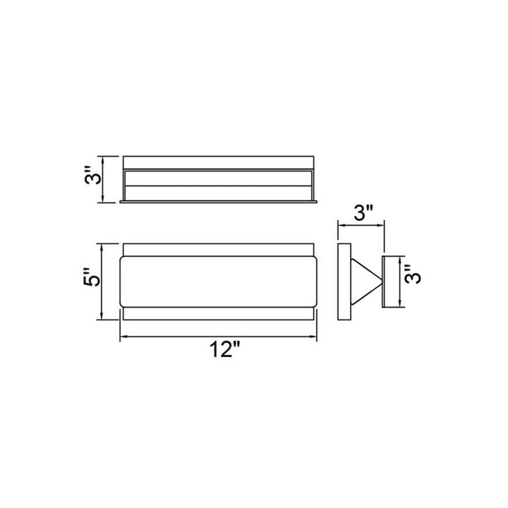 Lilliana LED Wall Sconce With White Finish