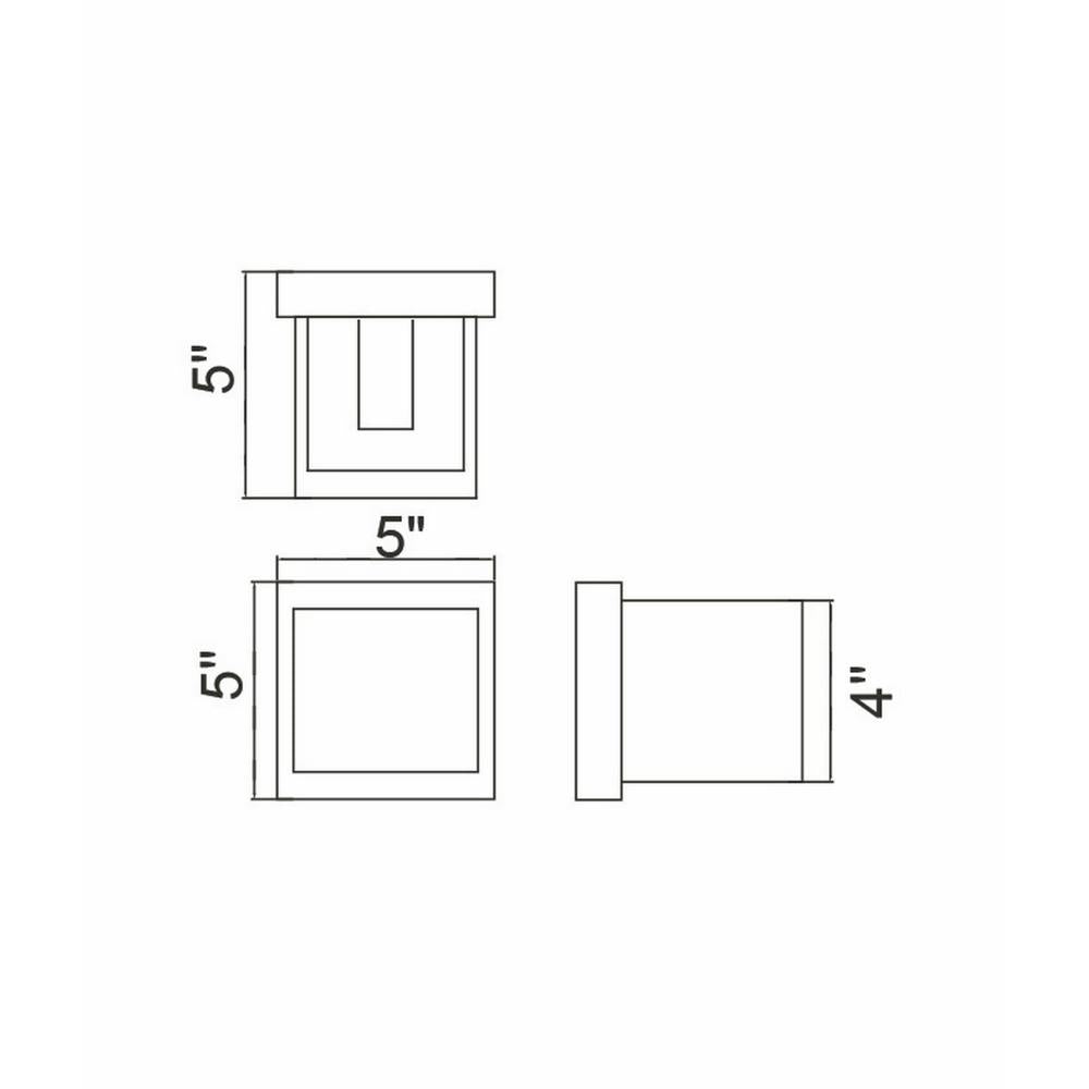 Lilliana LED Wall Sconce With White Finish