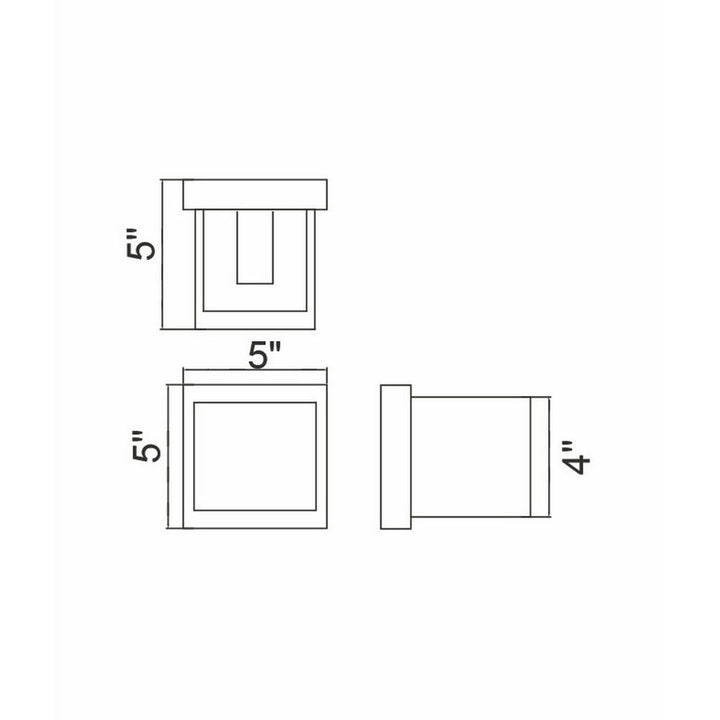 Lilliana LED Wall Sconce With White Finish