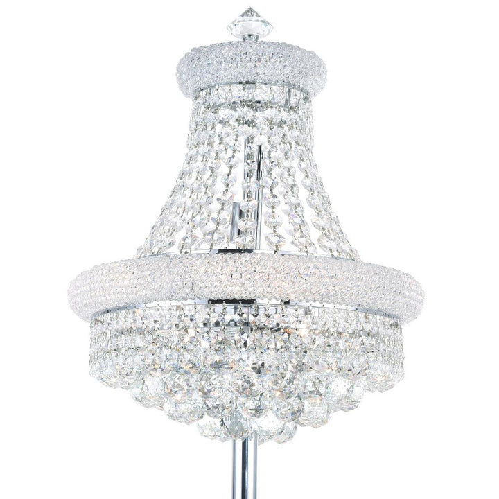 Empire 8 Light Floor Lamp With Chrome Finish