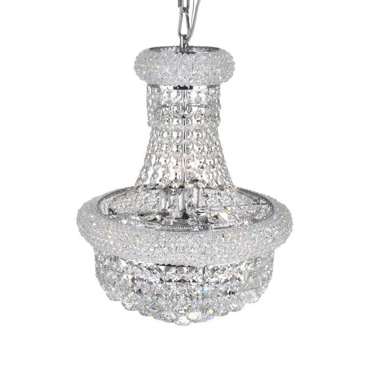 Empire 6 Light Chandelier With Chrome Finish