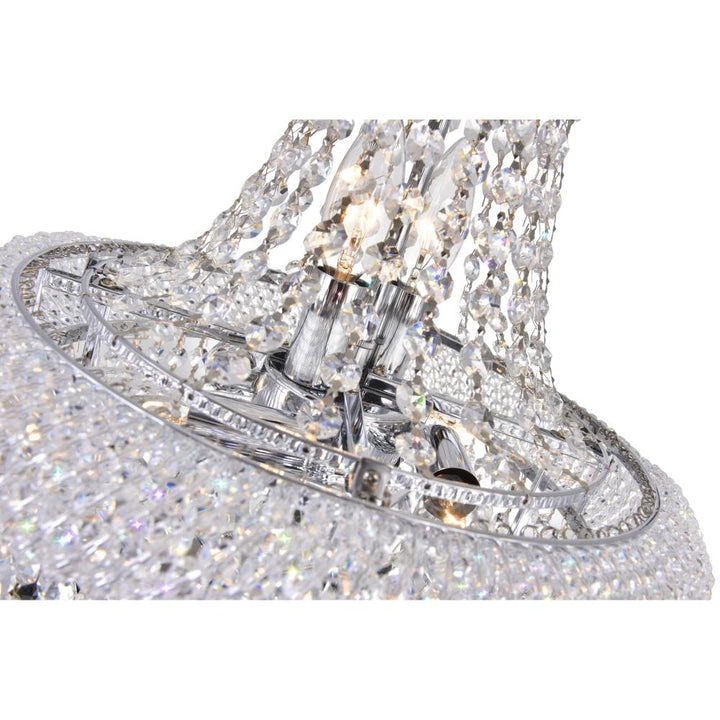 Empire 6 Light Chandelier With Chrome Finish