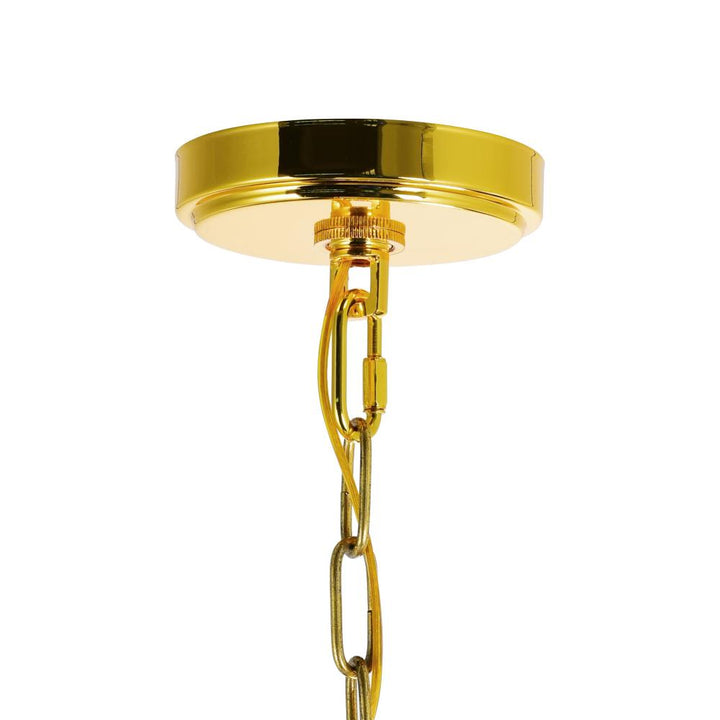Empire 18 Light Down Chandelier With Gold Finish
