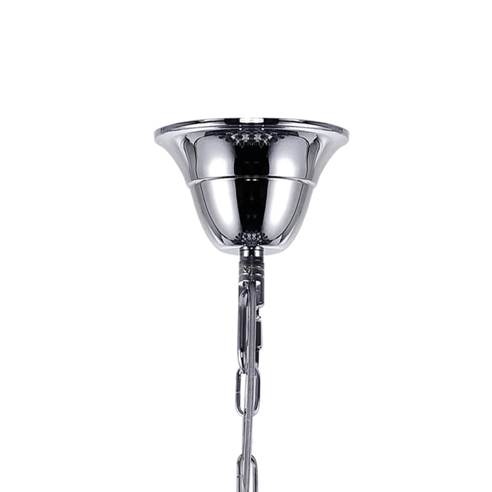Empire 34 Light Down Chandelier With Chrome Finish