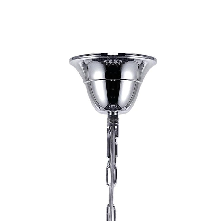 Empire 34 Light Down Chandelier With Chrome Finish