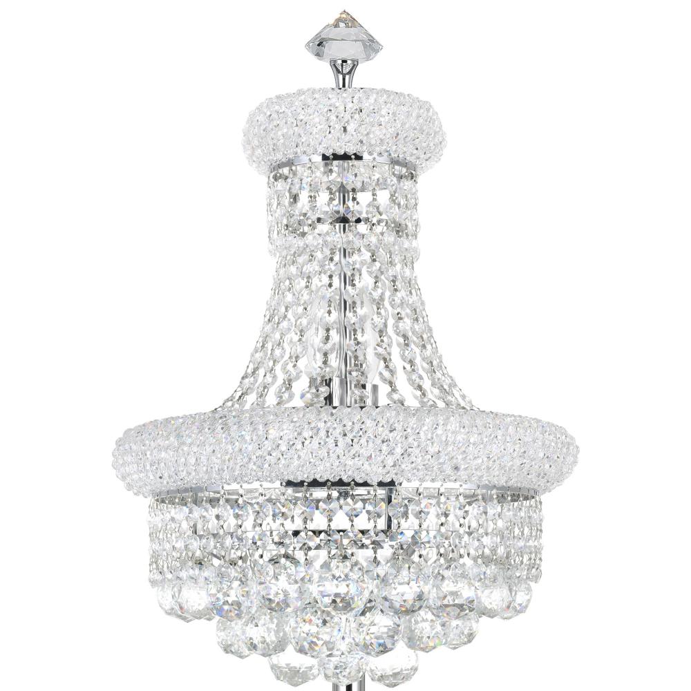 Empire 6 Light Table Lamp With Chrome Finish