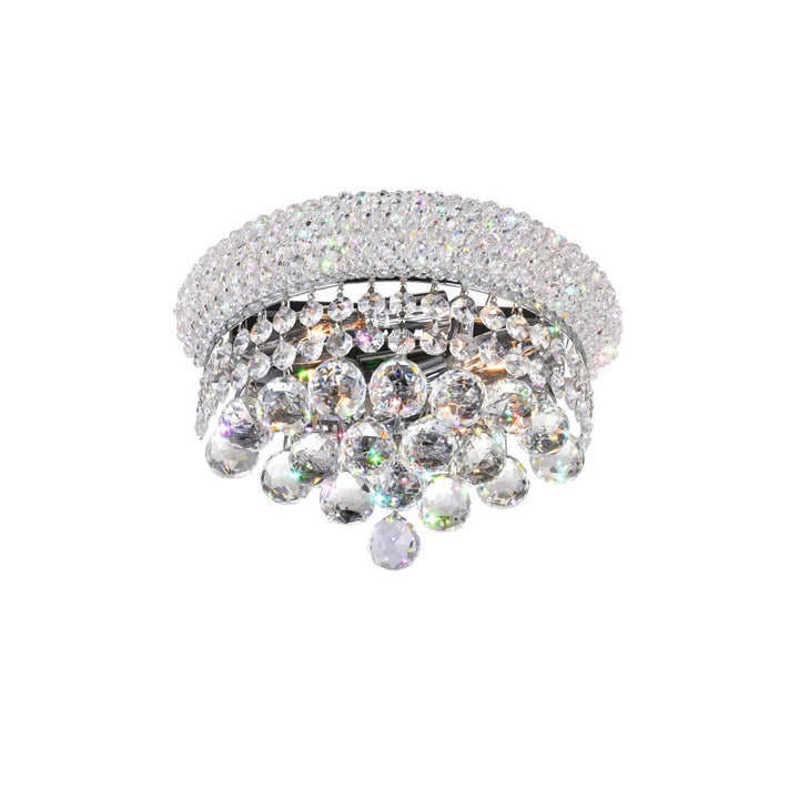 Empire 2 Light Wall Sconce With Chrome Finish