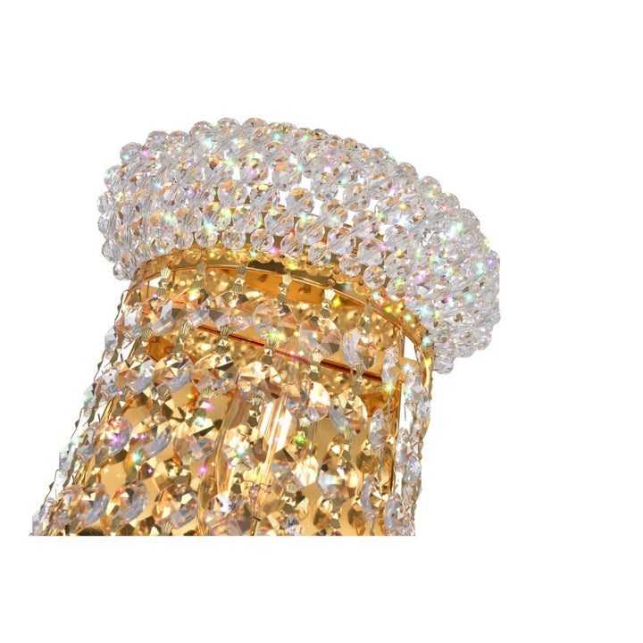 Empire 3 Light Wall Sconce With Gold Finish