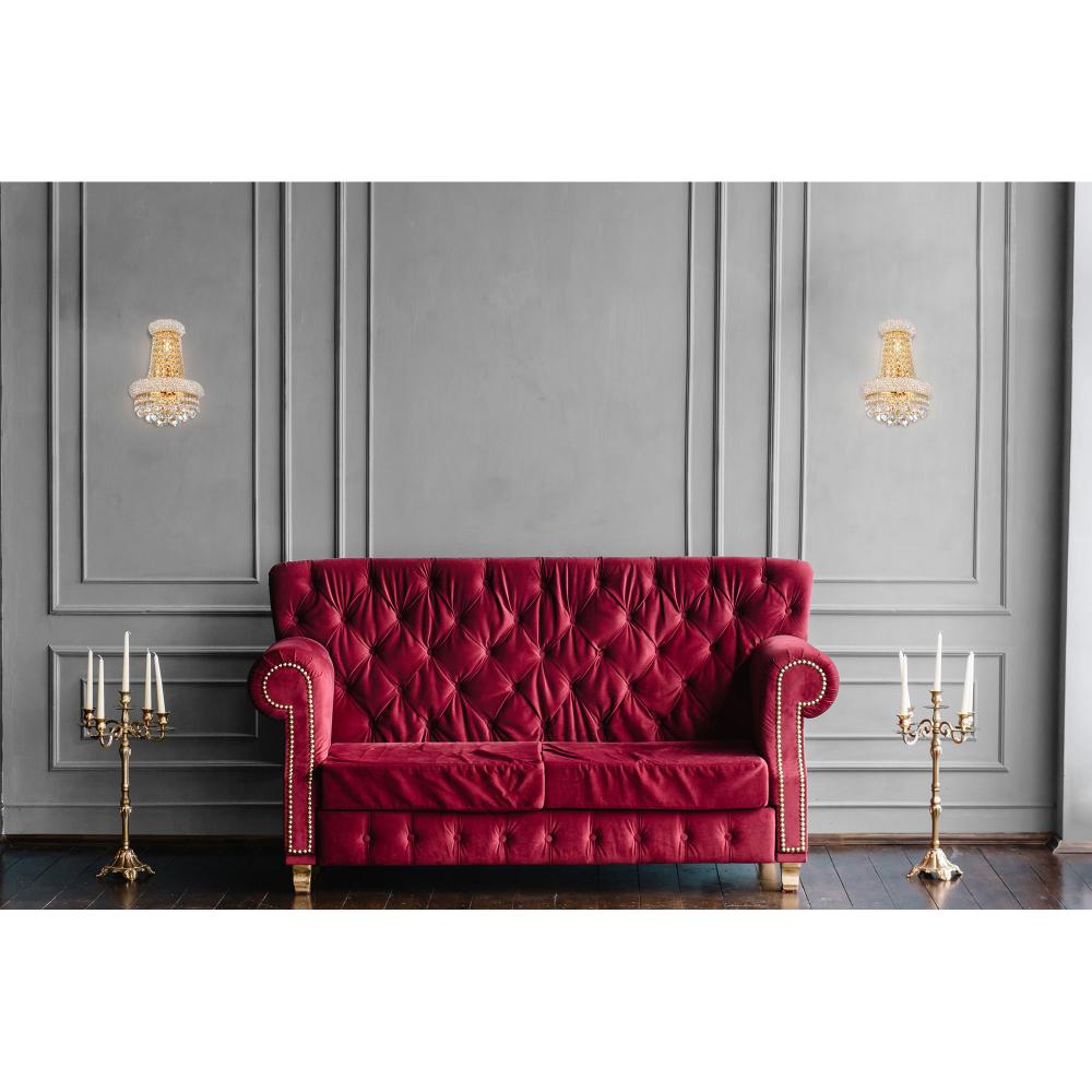 Empire 3 Light Wall Sconce With Gold Finish