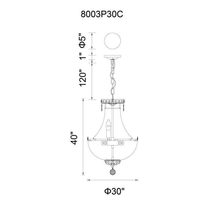 Stefania 17 Light Down Chandelier With Chrome Finish