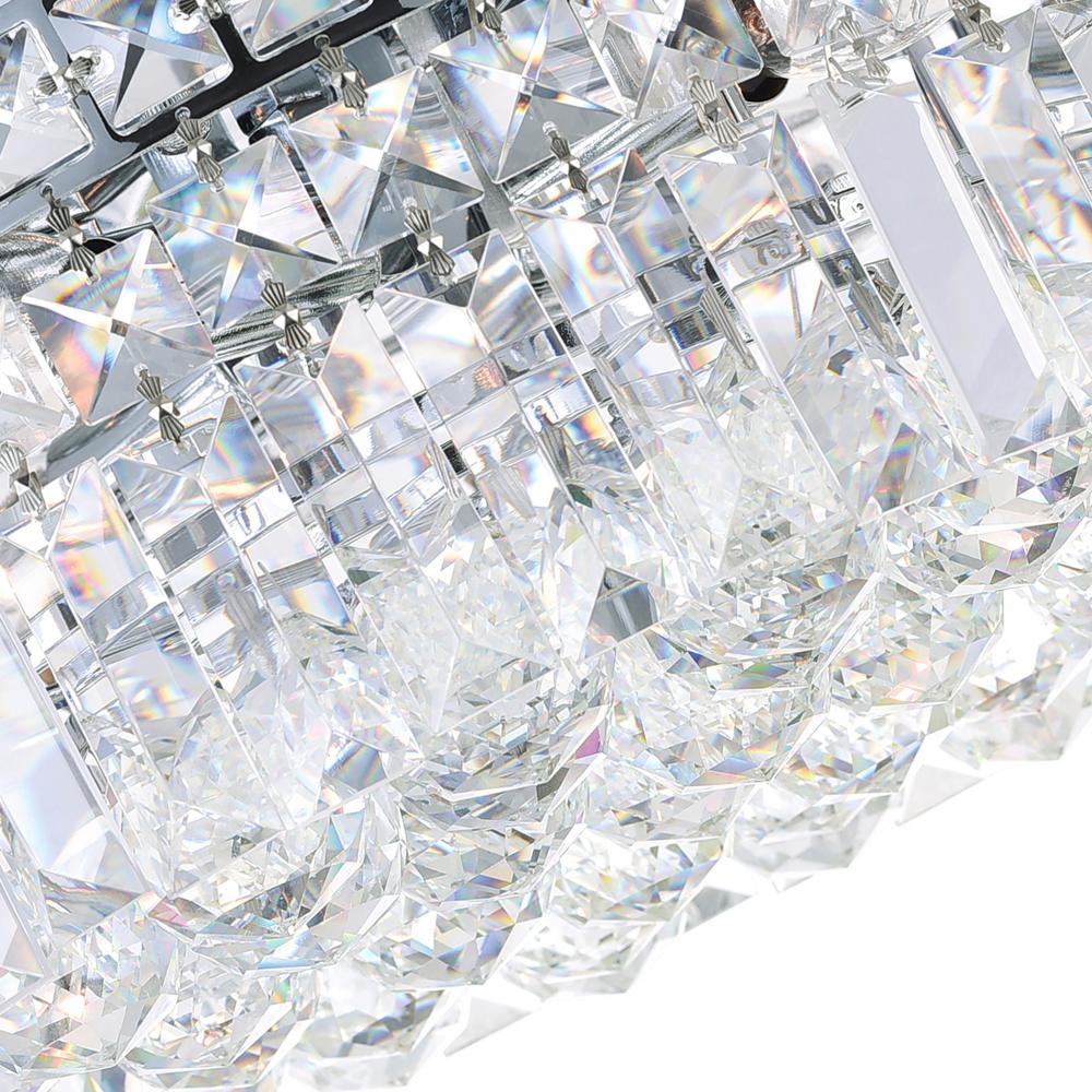 Colosseum 5 Light Flush Mount With Chrome Finish