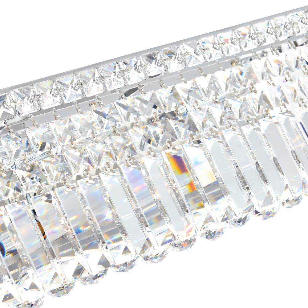 Colosseum 6 Light Vanity Light With Chrome Finish