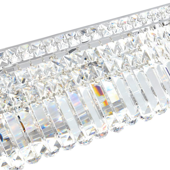Colosseum 6 Light Vanity Light With Chrome Finish