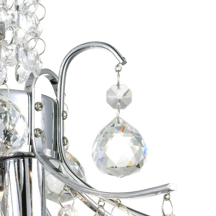 Princess 3 Light Mini Chandelier With Chrome Finish