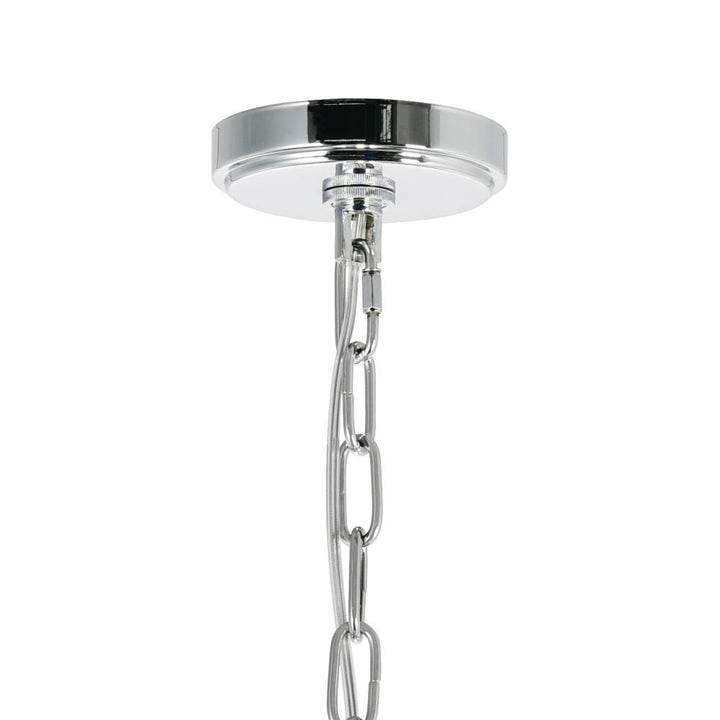 Princeton 6 Light Down Chandelier With Chrome Finish