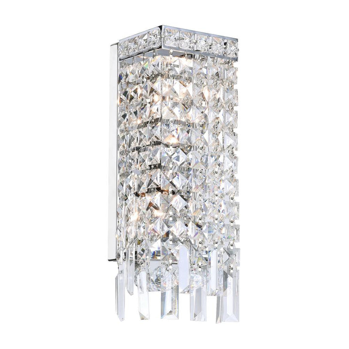 Colosseum 2 Light Wall Sconce With Chrome Finish