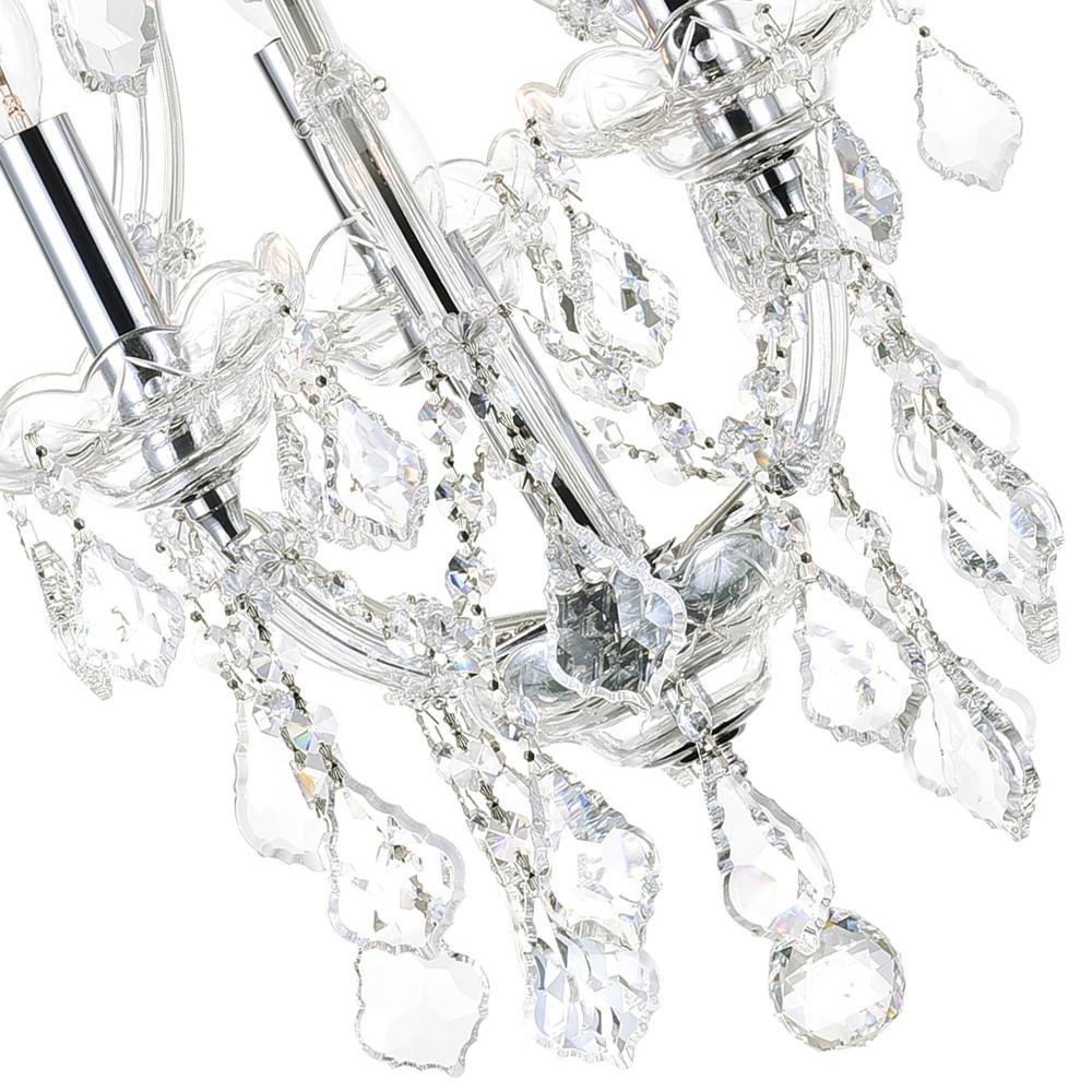 Maria Theresa 4 Light Up Mini Chandelier With Chrome Finish