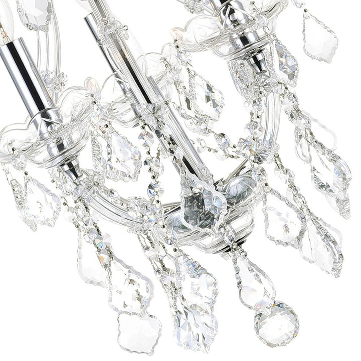 Maria Theresa 4 Light Up Mini Chandelier With Chrome Finish