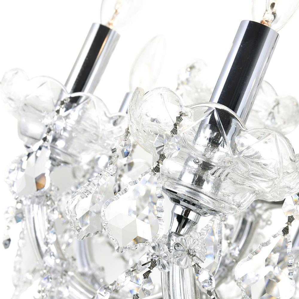 Maria Theresa 13 Light Up Chandelier With Chrome Finish