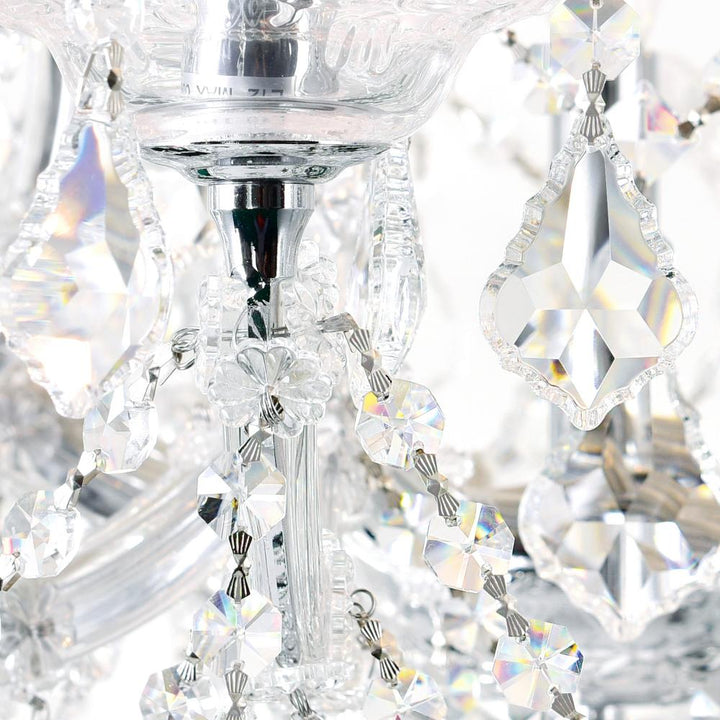 Maria Theresa 19 Light Up Chandelier With Chrome Finish