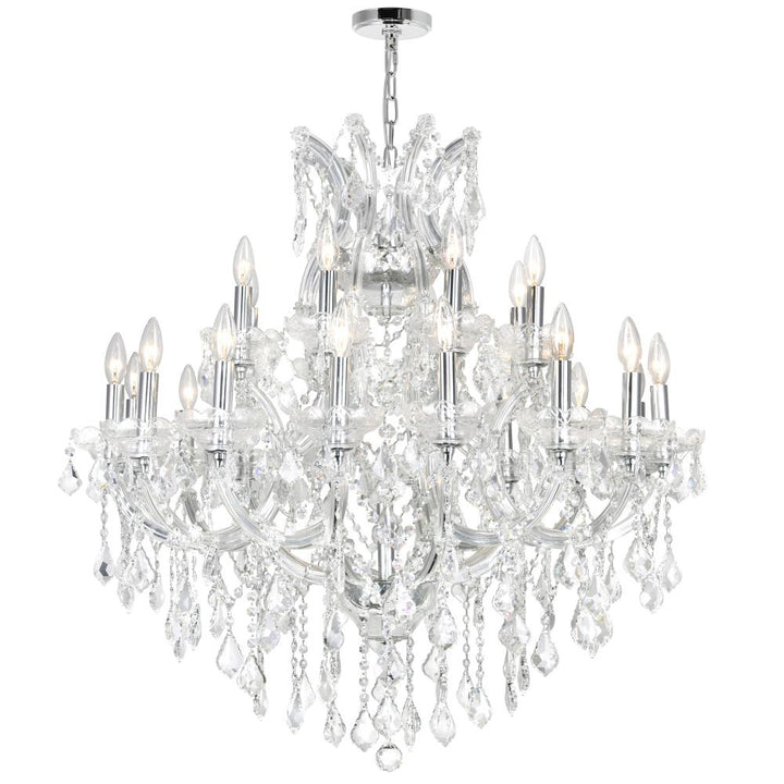 Maria Theresa 25 Light Up Chandelier With Chrome Finish