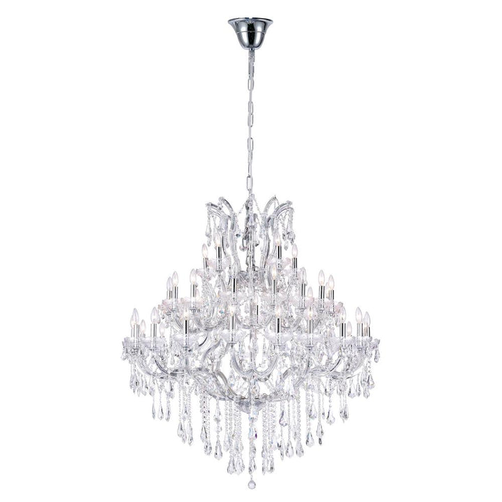 Maria Theresa 41 Light Up Chandelier With Chrome Finish