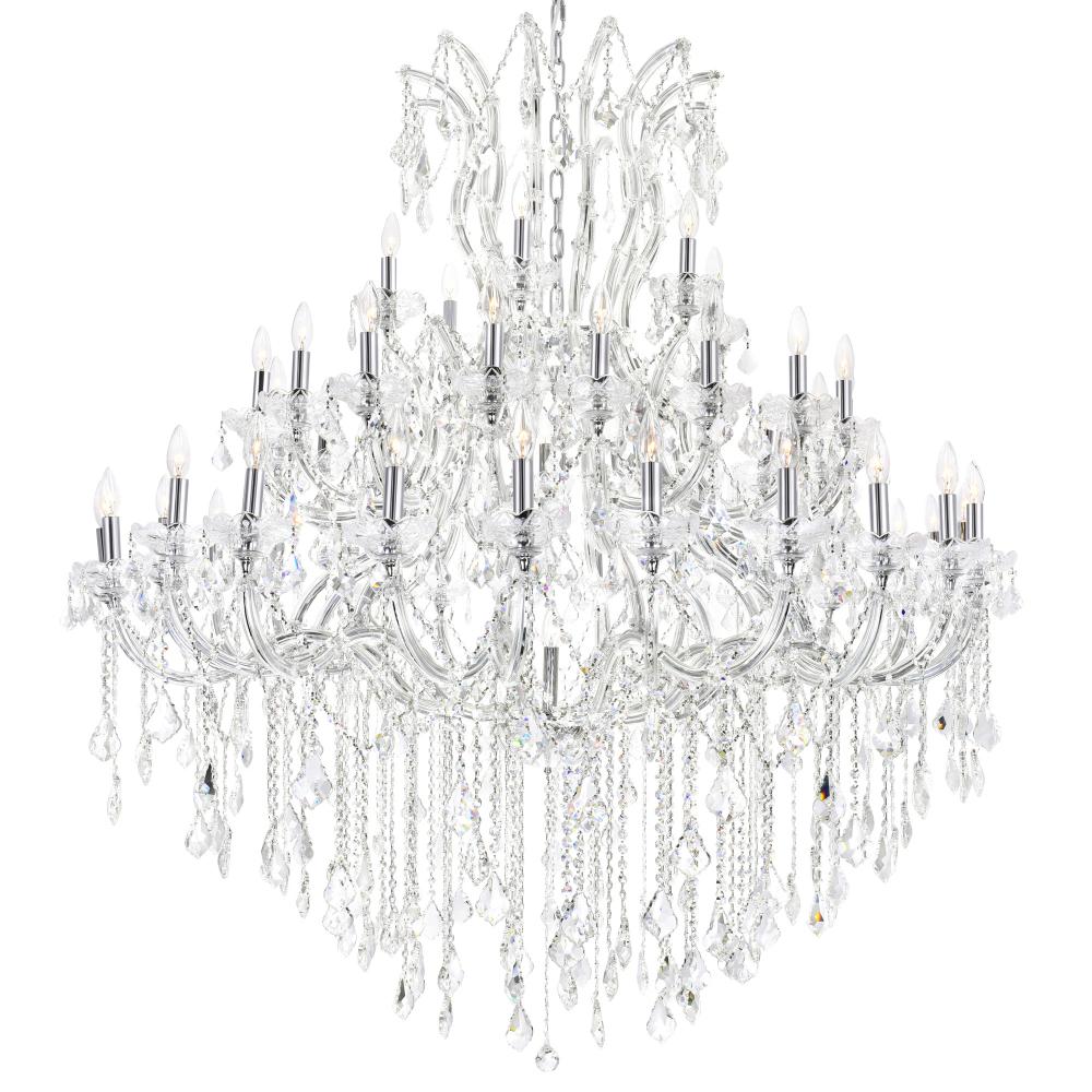 Maria Theresa 49 Light Up Chandelier With Chrome Finish