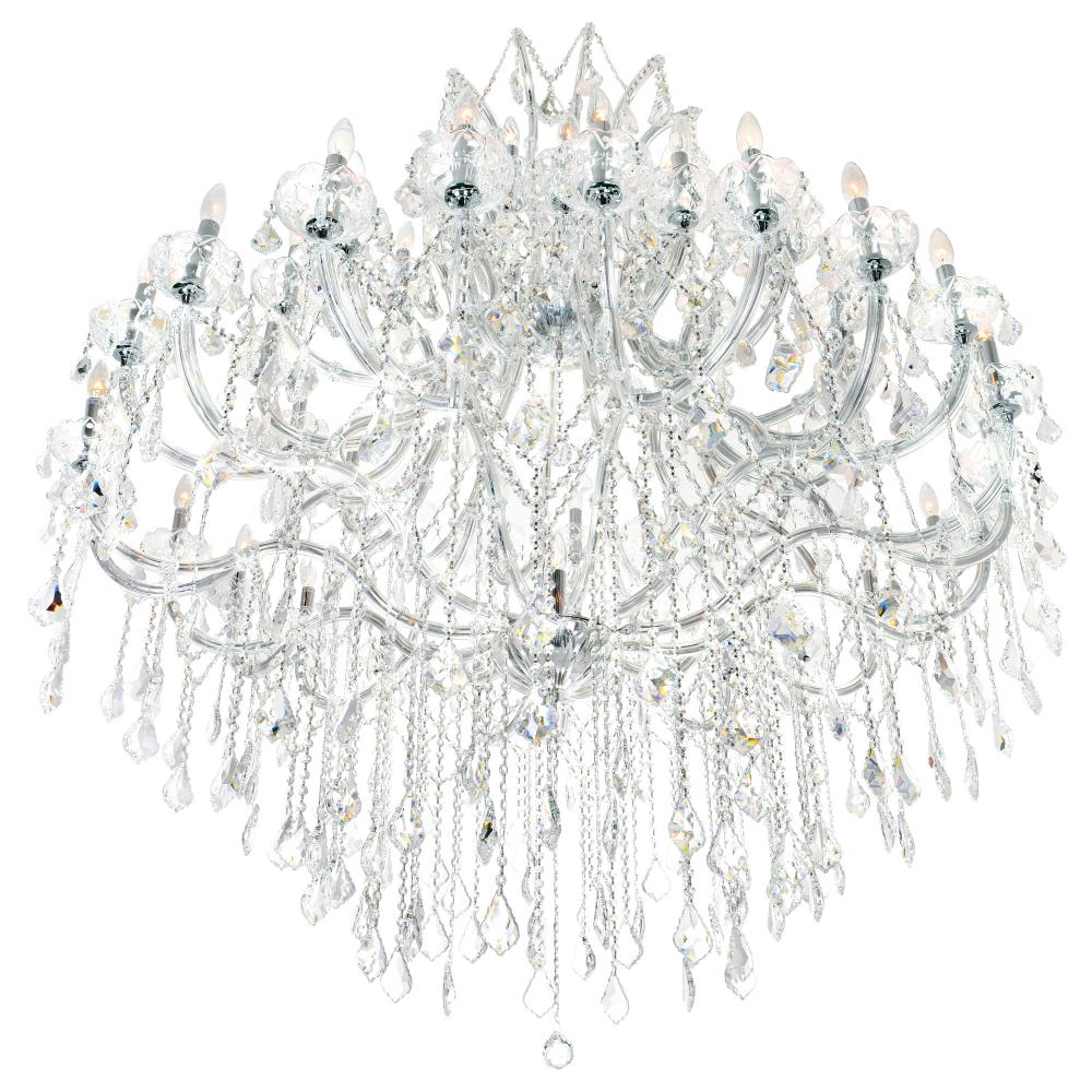 Maria Theresa 49 Light Up Chandelier With Chrome Finish