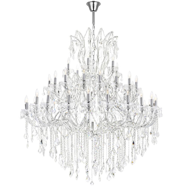 Maria Theresa 49 Light Up Chandelier With Chrome Finish