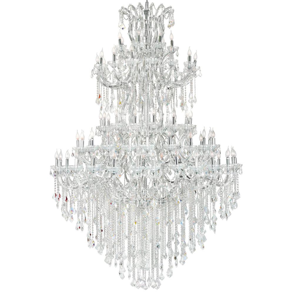 Maria Theresa 84 Light Up Chandelier With Chrome Finish