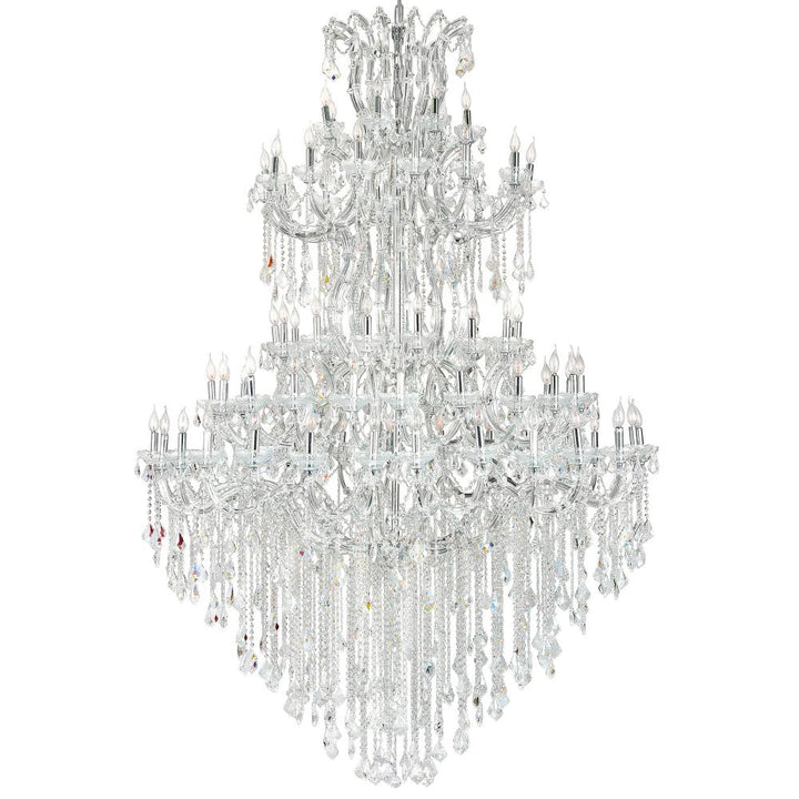 Maria Theresa 84 Light Up Chandelier With Chrome Finish