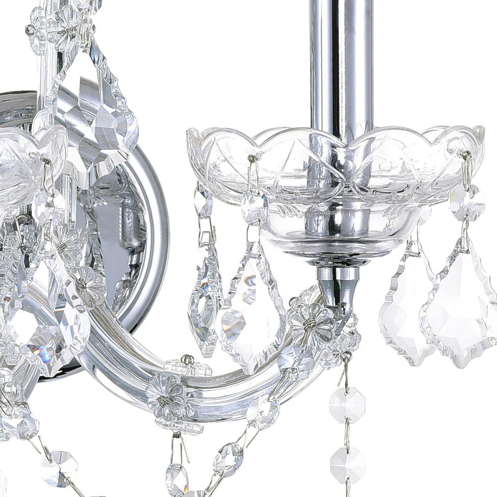 Maria Theresa 2 Light Wall Sconce With Chrome Finish