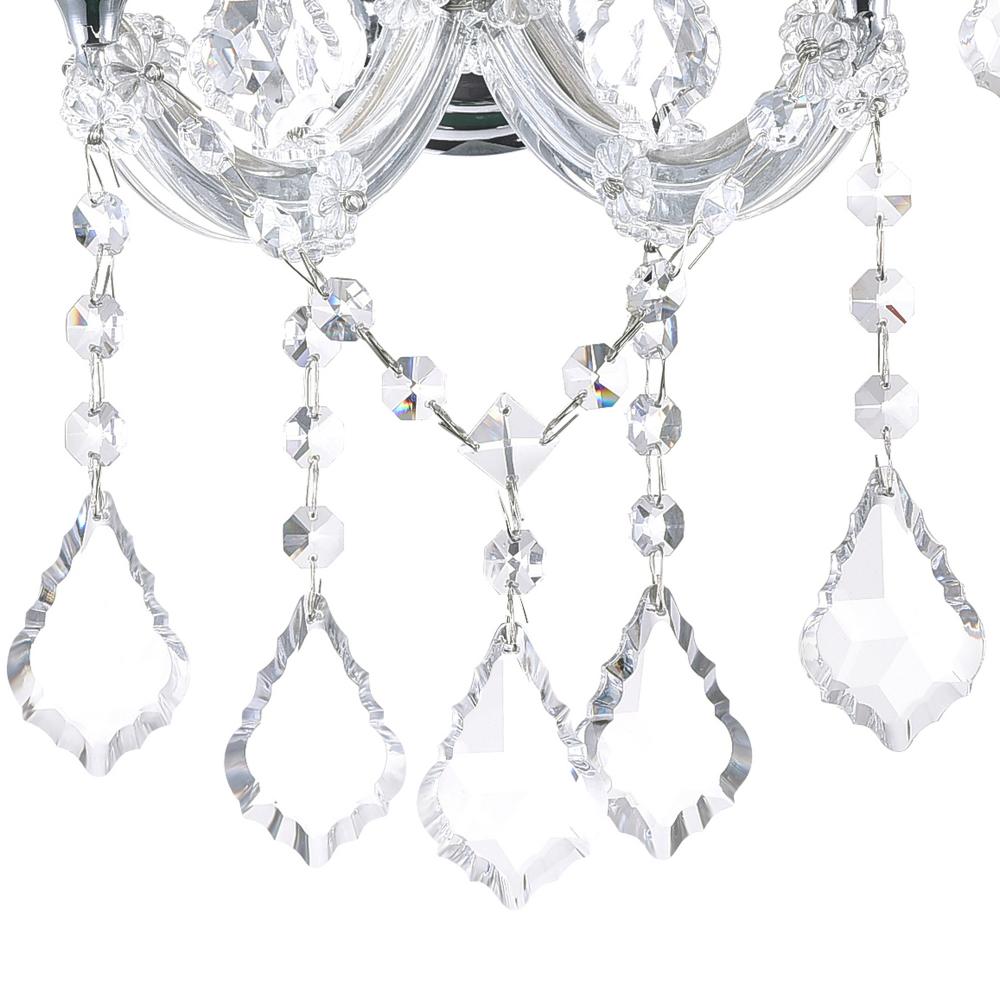 Maria Theresa 2 Light Wall Sconce With Chrome Finish
