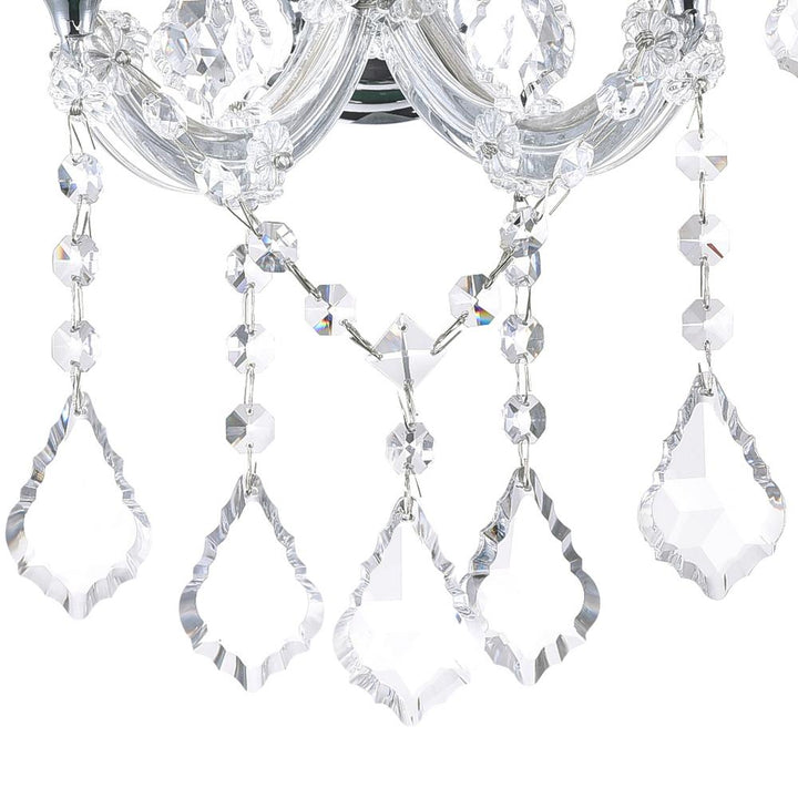 Maria Theresa 2 Light Wall Sconce With Chrome Finish