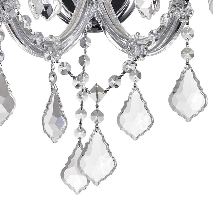 Maria Theresa 3 Light Wall Sconce With Chrome Finish