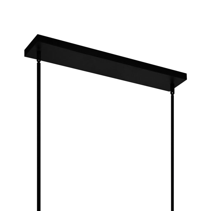 Alyson 4 Light Down Chandelier With Black Finish