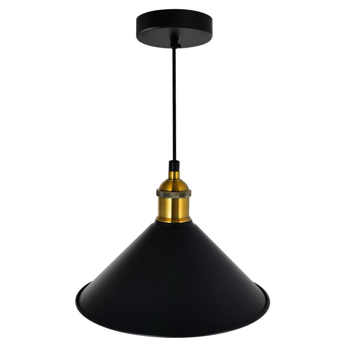 Brave 1 Light Down Mini Pendant With Black Finish