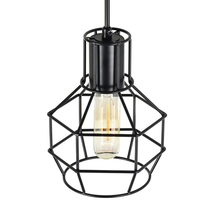 Secure 1 Light Down Mini Pendant With Black Finish
