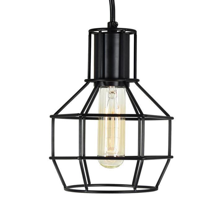 Secure 1 Light Down Mini Pendant With Black Finish