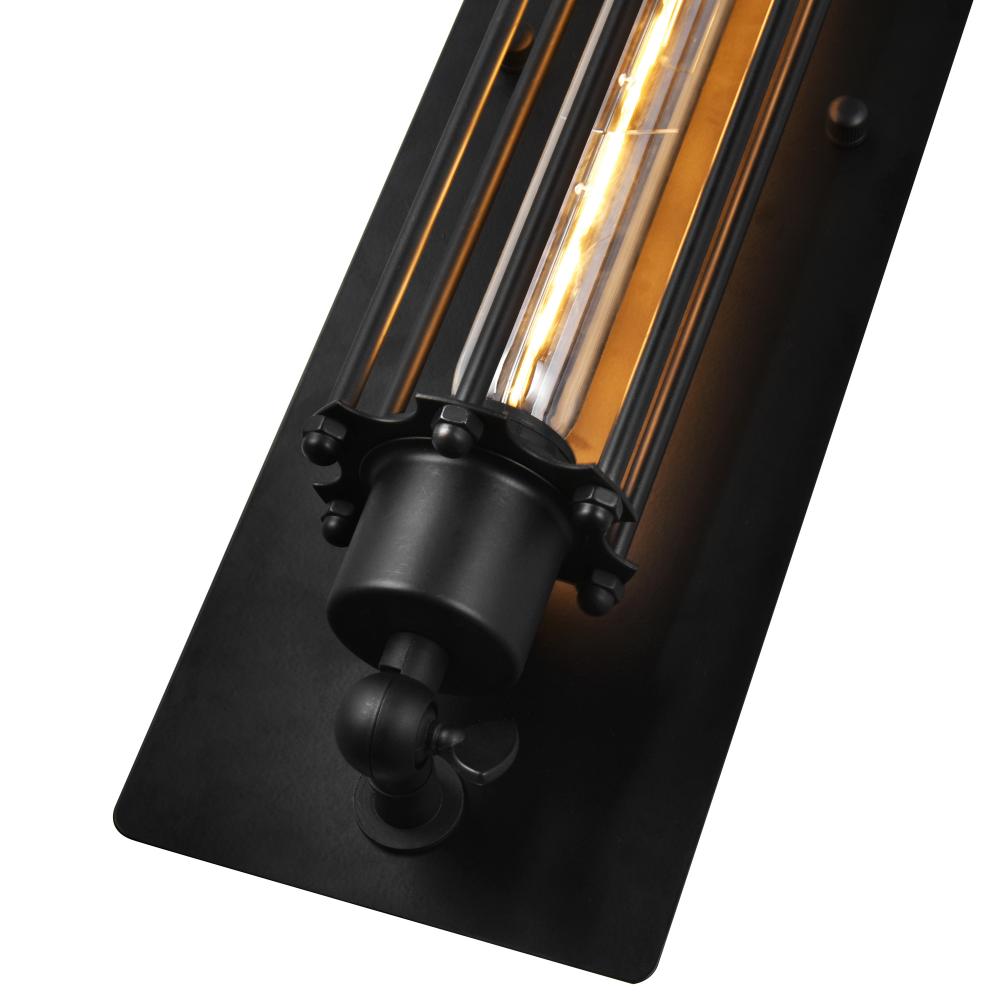Kiera 1 Light Wall Sconce With Black Finish