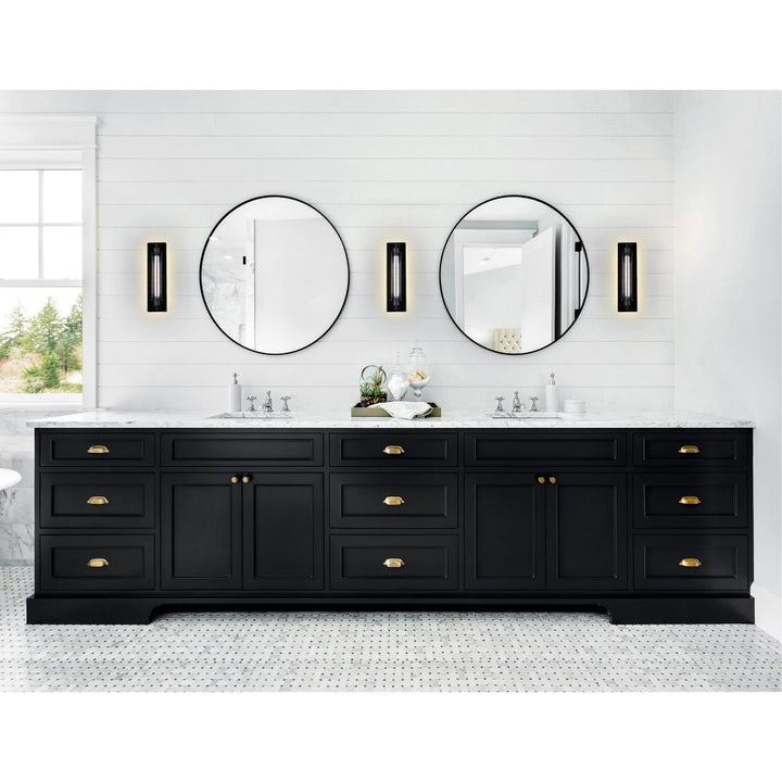 Kiera 1 Light Wall Sconce With Black Finish