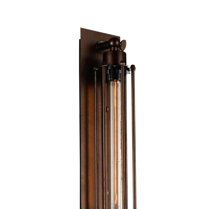 Kiera 1 Light Wall Sconce With Chocolate Finish