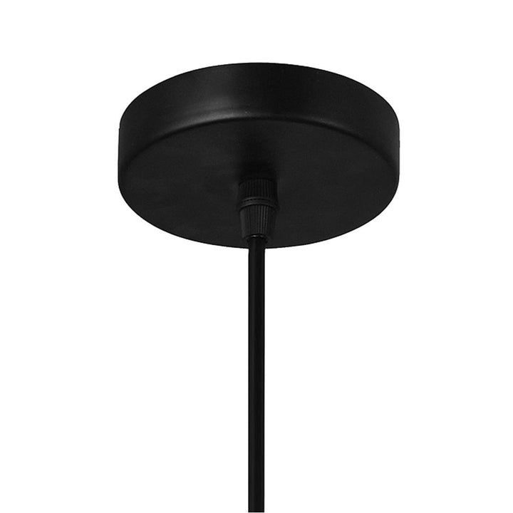Bagheera 1 Light Down Pendant With Black Finish