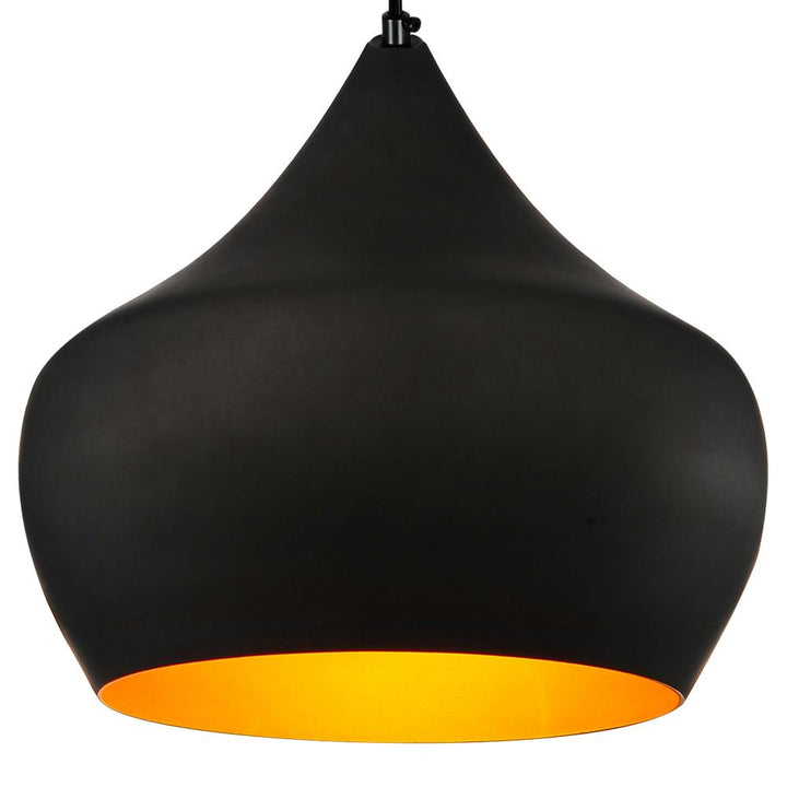 Dynamic 1 Light Down Pendant With Black Finish
