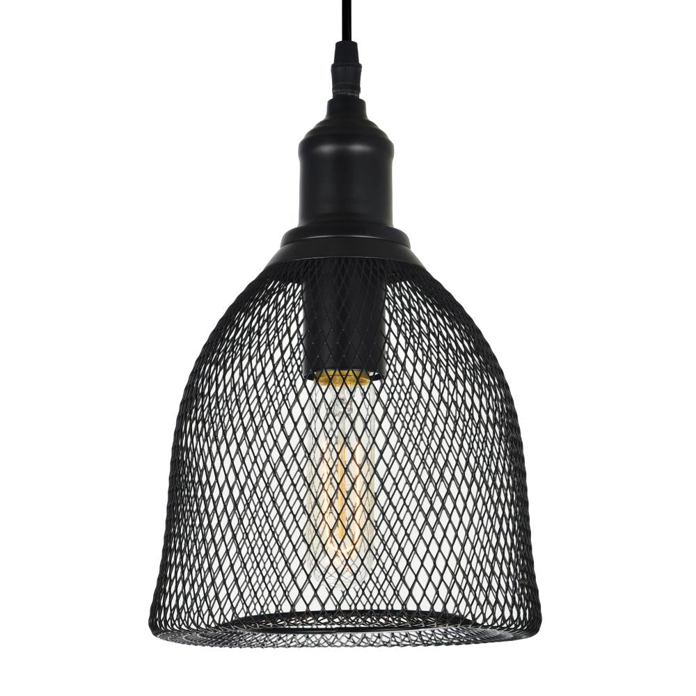 Drea 1 Light Down Mini Pendant With Black Finish