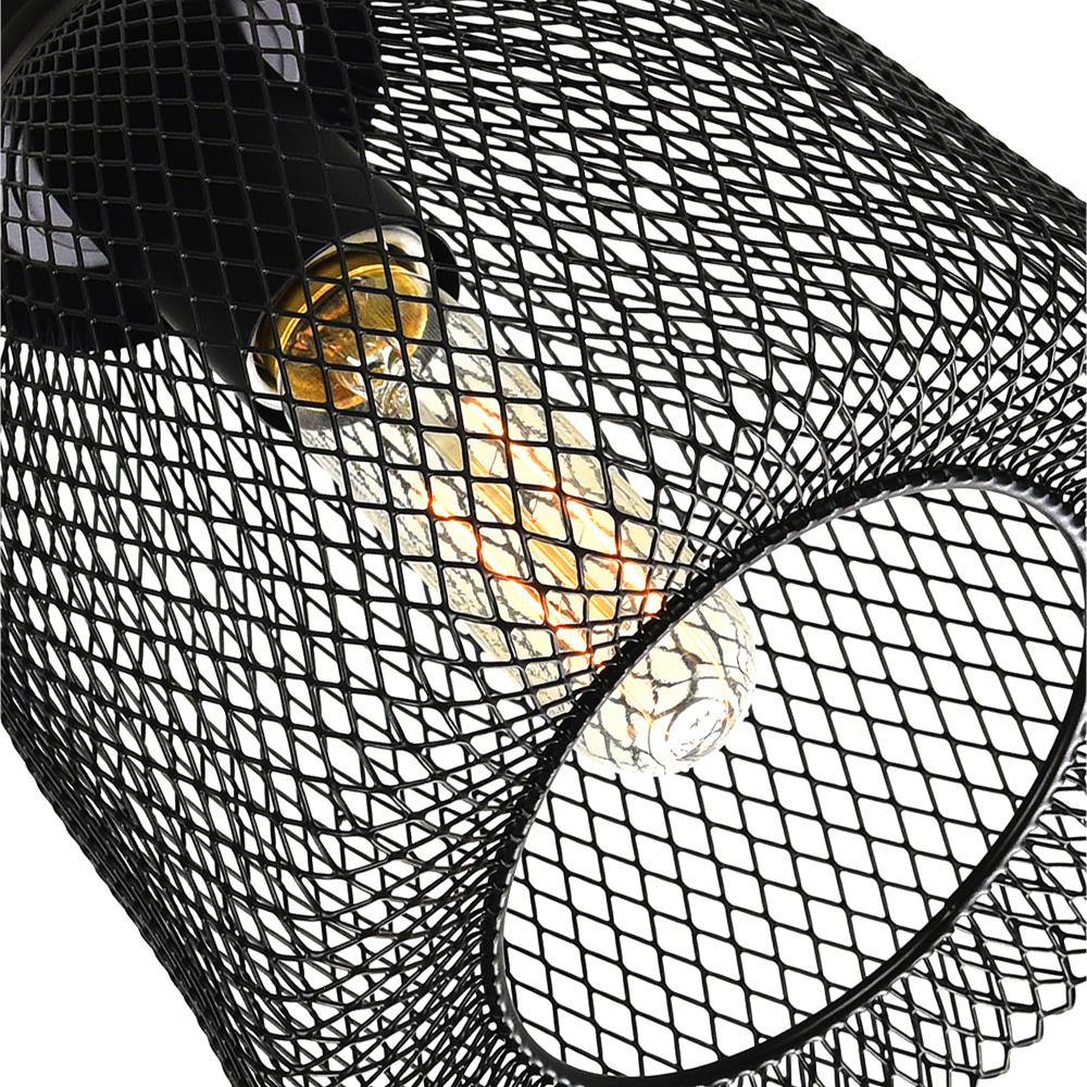 Drea 1 Light Down Mini Pendant With Black Finish