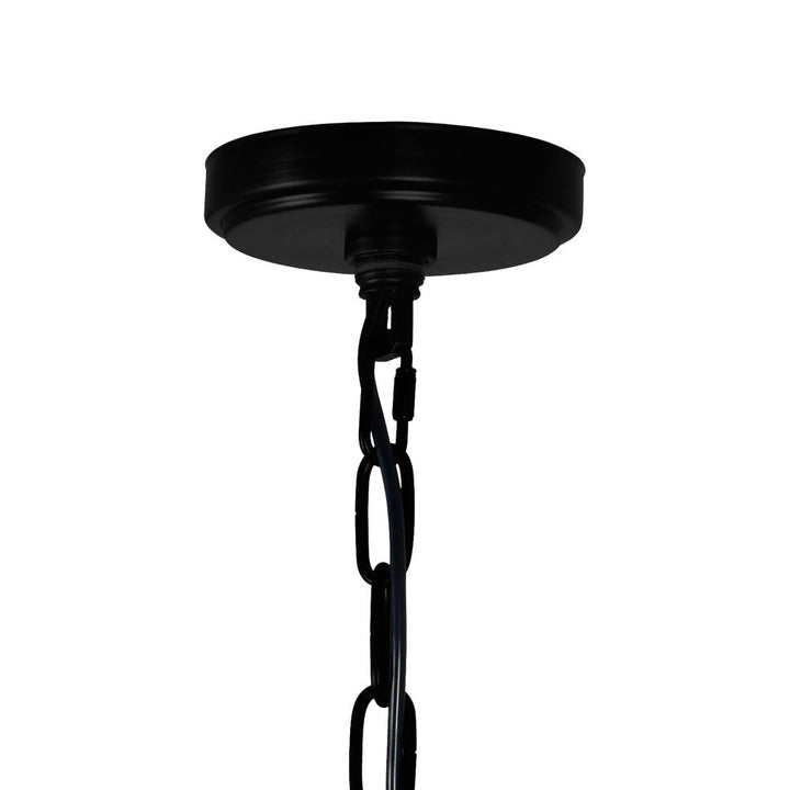Amazon 4 Light Up Pendant With Black Finish